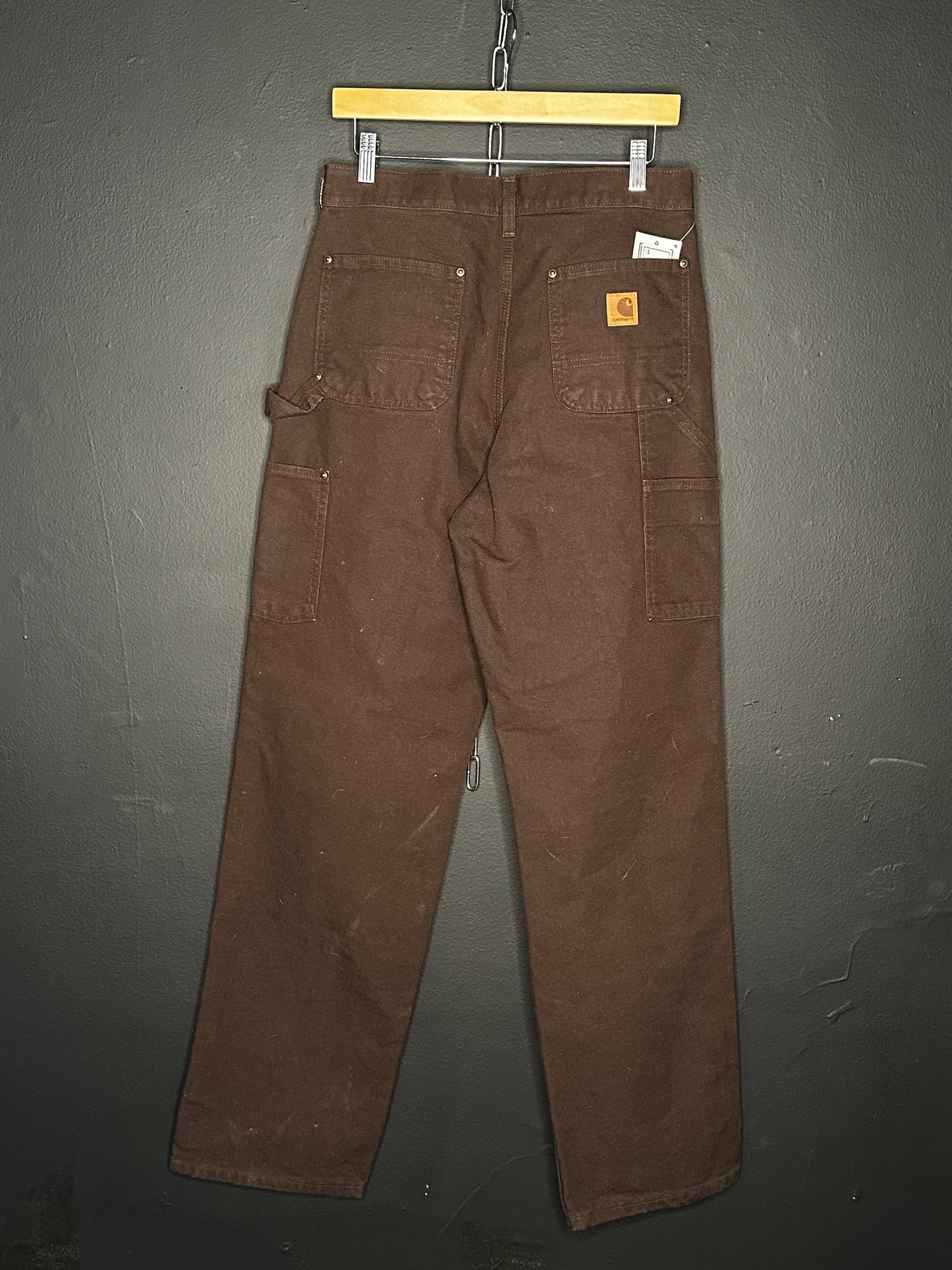 (32) Carhartt Double Knee Brown Pants
