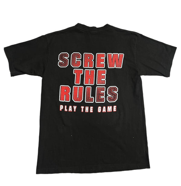 (M)Vintage Triple H WWF Screw the Rules T-Shirt